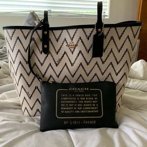 Used Reversible Coach Tote